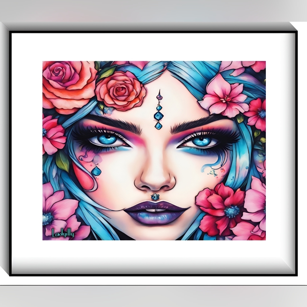 Ladyilly Luxx Framed Wall Art 8.5"×11"